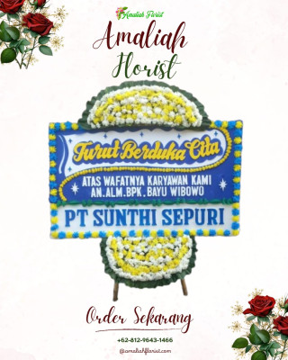 Papan Bunga Duka di Batang Serangan